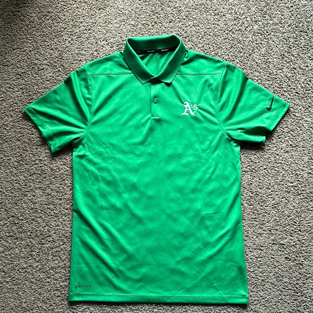 Nike Golf Oakland A’s Dri-Fit Polo Men’s size small